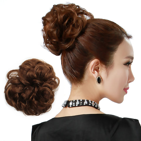 Messy Dish Hair Scrunchie Bun Extension Scrunchie Chignon Tray Hairpiece