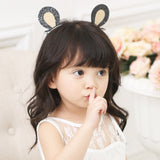Baby Girls Cat Ear Hair Bows Clips Barrettes for kids Toddlers Children