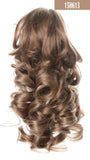 12" Curly Synthetic Clip In Claw Ponytail Hair Extension Synthetic Hairpiece with a jaw/claw clip