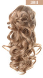 12" Curly Synthetic Clip In Claw Ponytail Hair Extension Synthetic Hairpiece with a jaw/claw clip