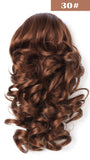 12" Curly Synthetic Clip In Claw Ponytail Hair Extension Synthetic Hairpiece with a jaw/claw clip