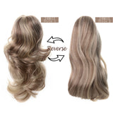 15" Dual Use Curly Styled Clip in Claw Ponytail Hair Extension Synthetic Hairpiece with a Jaw/claw Clip