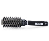Round Vented Nano Thermal Ceramic & Ionic Hair Brush with Natural Boar Bristles