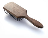 Ball tipped Air Volum Wood Hair Brush with Flexible Cushion Base
