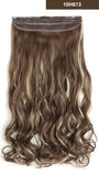 20" Curly 3/4 Full Head Synthetic Hair Extensions Clip On/in Hairpieces 5 Clips