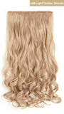 20" Curly 3/4 Full Head Synthetic Hair Extensions Clip On/in Hairpieces 5 Clips