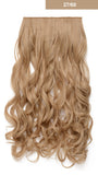 20" Curly 3/4 Full Head Synthetic Hair Extensions Clip On/in Hairpieces 5 Clips