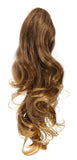 20" Curly Synthetic Clip In Claw Drawstring Ponytail Hair Extension Synthetic Hairpiece with a jaw/claw clip