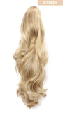 20" Curly Synthetic Clip In Claw Drawstring Ponytail Hair Extension Synthetic Hairpiece with a jaw/claw clip