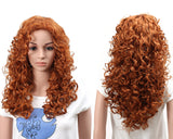 Fashion Long Hair Natural Curly Wavy Full Head Wigs Cosplay Costume Party Hairpiece