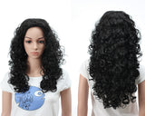 Fashion Long Hair Natural Curly Wavy Full Head Wigs Cosplay Costume Party Hairpiece