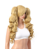 Lolita Multi-Color Long Curly Claw Clip on Ponytail Cosplay Heat Friendly Party Costume Wigs