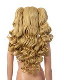 Lolita Multi-Color Long Curly Claw Clip on Ponytail Cosplay Heat Friendly Party Costume Wigs