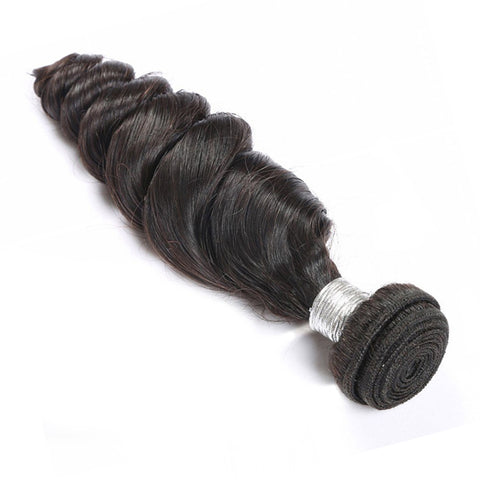 Virgin Brazilian Afro Remy Human Hair Extensions Unprocessed Natural Black Hair Weft Hair Weaving 100g/Bundle - OneDor